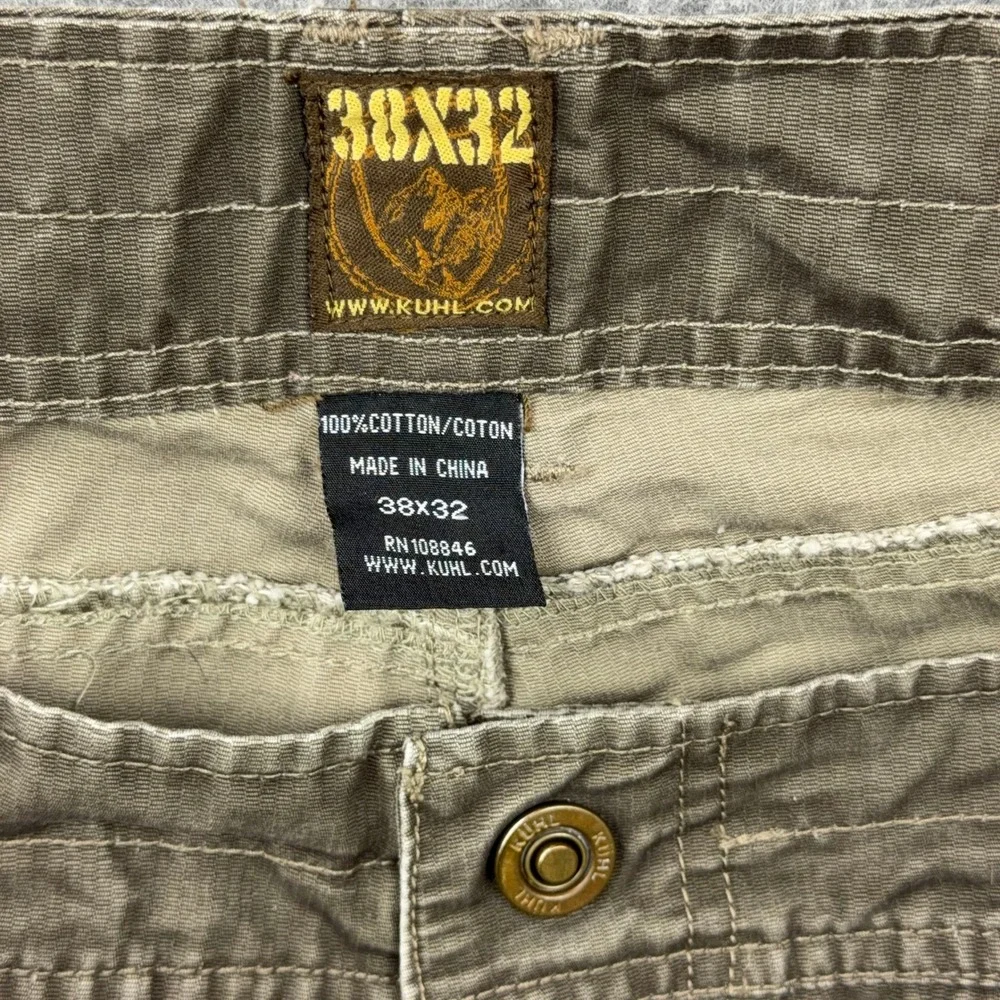 KUHL Pants Mens 38x32 Brown Crag Series Rebel Hiking Workwear Outdoor Gorpcore